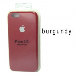 Apple Case Silicone Original for iPhone 6 red dark