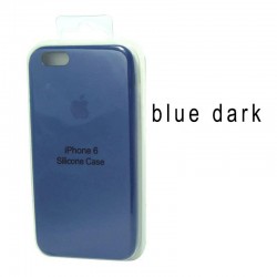 Apple Case Silicone Original for iPhone 6 blue dark