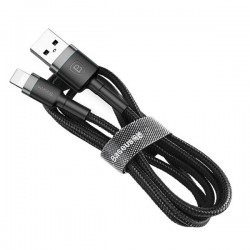 Кабель Baseus (CALKLF) cafule USB For lightning, Gray-Black