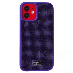 Чехол с камнями Luxury Diamond для iPhone 12 Mini, Purple