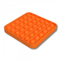 Игрушка-антистресс Pop IT квадрат, Оранжевый