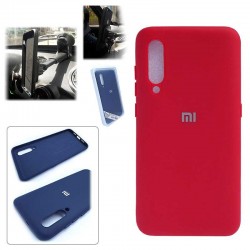 Чехол Xiaomi Mi 9 Silicone Cover with Metal, red