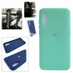 Чехол Xiaomi Mi 9 Silicone Cover with Metal, mint