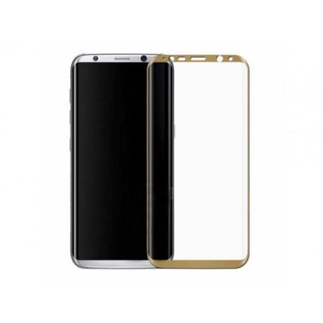 Стекло Samsung G955 Galaxy S8 Plus (0.3 мм, 3D, с олеофобным покрытием) gold