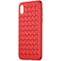 Чехол Baseus BV Weaving  Для iPhone Xs, red