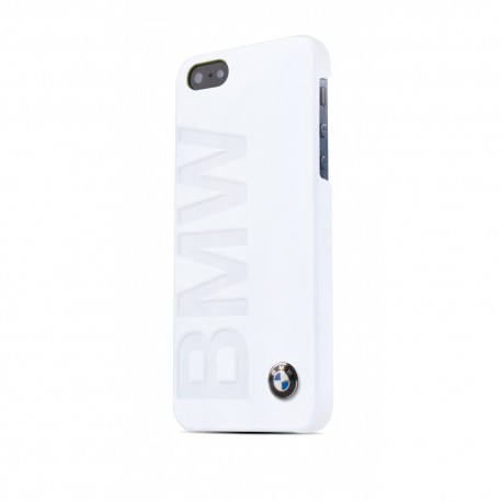 Чехол BMW Debossed Logo Leather для iPhone 5, white