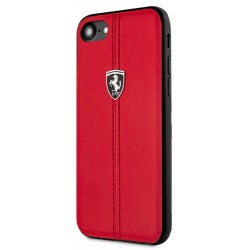Чехол Ferrari Heritage Hard With Vertical Contrasted Stripe для iPhone 7, red