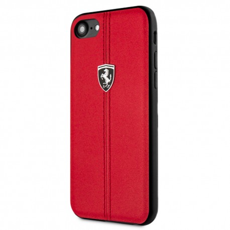 Чехол Ferrari Heritage 488 Genuine Leather Hard для iPhone 7, black