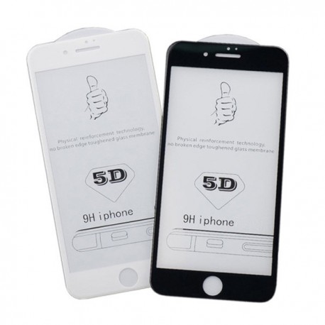 Защитное стекло 5D Apple iPhone 4s white