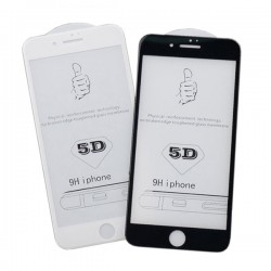 Защитное стекло 5D Apple iPhone 7 Plus white